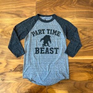 Disney ladies baseball t shirt